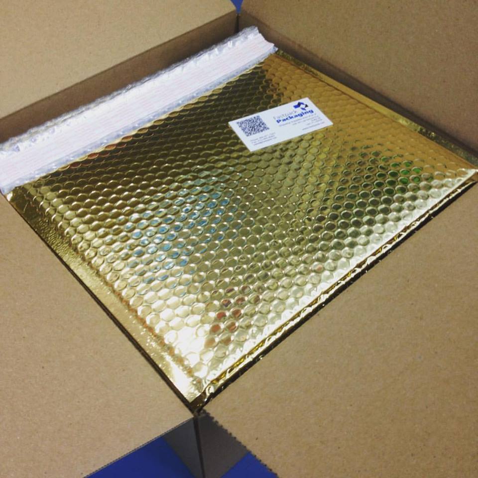 Gold Blingvelopes (Metallic Bubble Mailers)
